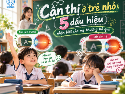 Cận thị ở trẻ nhỏ: 5 dấu hiệu cha mẹ thường bỏ qua