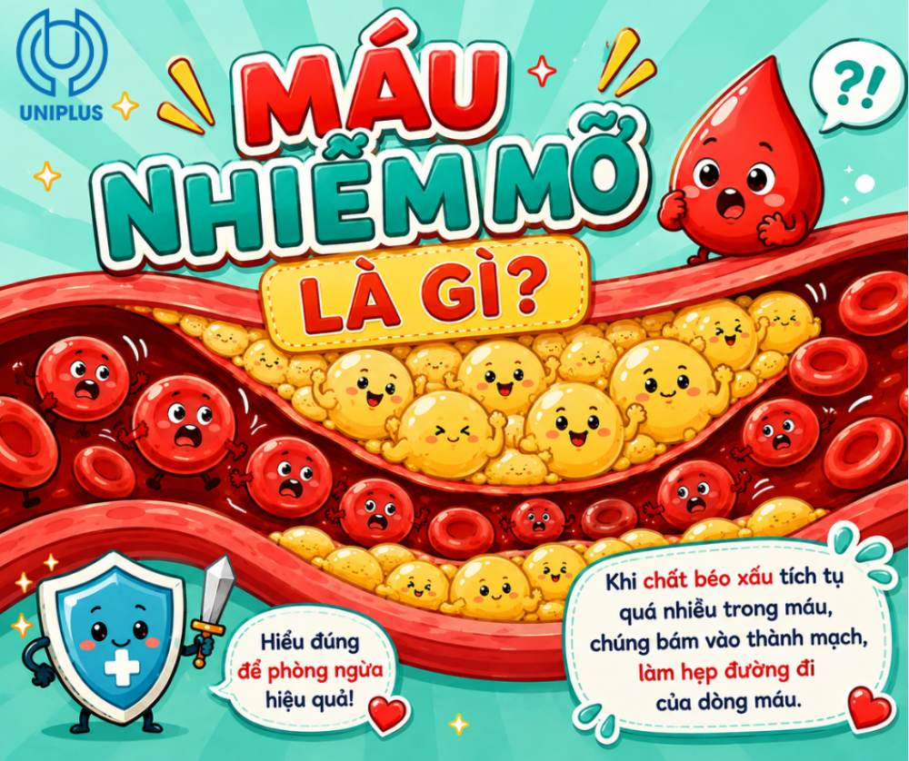 Máu Nhiễm Mỡ Là Bệnh Gì? Dấu Hiệu, Nguyên Nhân & Cách Hạ Mỡ Máu