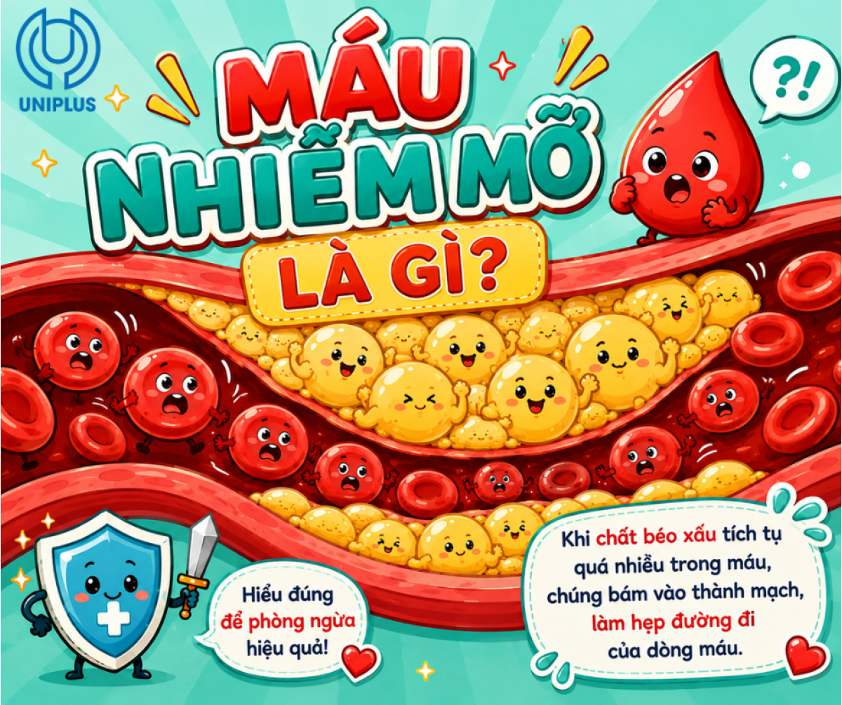 Máu Nhiễm Mỡ Là Bệnh Gì? Dấu Hiệu, Nguyên Nhân & Cách Hạ Mỡ Máu