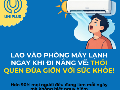 Đừng Để Sốc Nhiệt Máy Lạnh! 3 Bước Bảo Vệ Cơ Thể Khi Đi Nắng Về