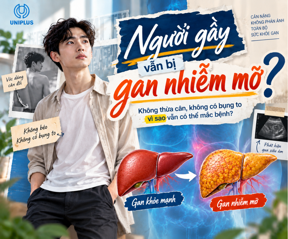 Gan nhiễm mỡ ở người không béo: Vì sao người gầy vẫn mắc bệnh?