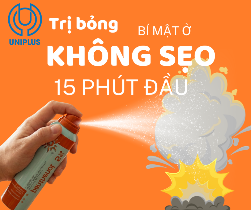 Trị bỏng không sẹo : Bí mật nằm ở 15 phút đầu tiên 