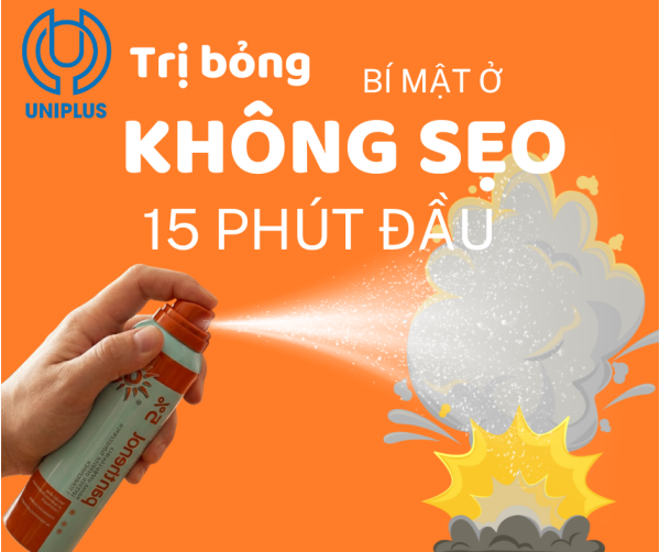 Trị bỏng không sẹo : Bí mật nằm ở 15 phút đầu tiên Trị bỏng không sẹo : Bí mật nằm ở 15 phút đầu tiên