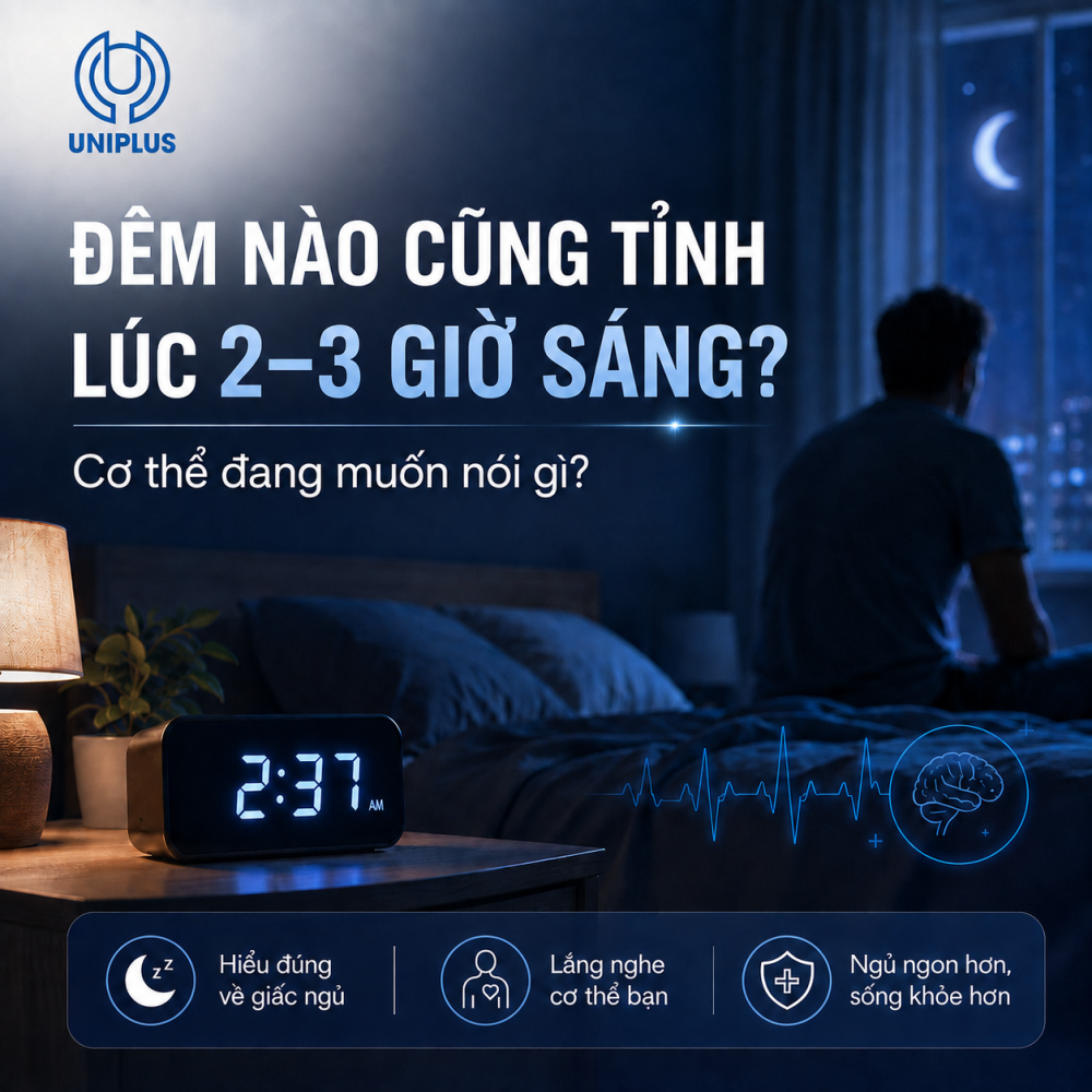 Đêm nào cũng tỉnh lúc 2–3 giờ sáng: Cơ thể đang muốn nói gì?  