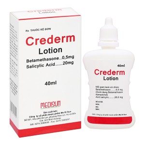 Điều trị bệnh ngoài da  Crederm Lotion 40ml 