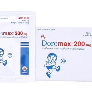 Kháng sinh bột hỗn dịch  Doromax 200mg ( hộp 10 gói ) 