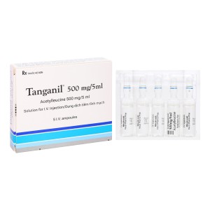 Dung dịch tiêm điều trị chóng mặt  Tanganil 500mg/5ml ( hộp 5 ống ) 