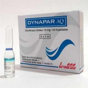 Thuốc tiêm giảm đau trong điều trị gút và xương khớp  Dynapar AQ 75mg ( hộp 5 ống ) 
