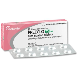 Thuốc phòng ngừa huyết khối  Freeclo 75mg Actavis ( hộp 30 viên ) 