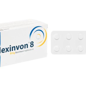 Thuốc tiêu nhầy  Hexinvon 8 ( 10 viên x 10 vỉ ) 