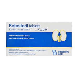 Phòng và điều trị bệnh suy thận mạn  ketosterin tab 600mg ( 5 vỉ x 20 viên ) 