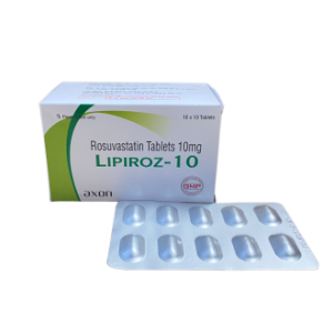 Thuốc điều trị mỡ máu  Lipiroz-10 ( hộp 10 vỉ  x 10 viên ) 