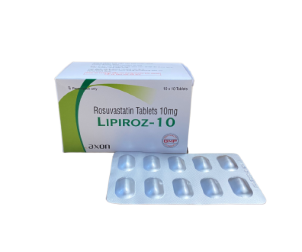 Thuốc điều trị mỡ máu  Lipiroz-10 ( hộp 10 vỉ  x 10 viên ) 