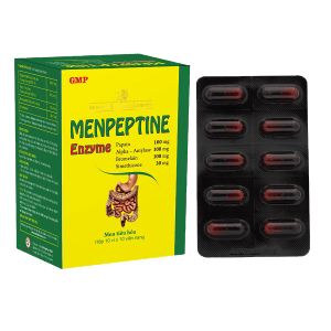 Men tiêu hóa  Menpeptine Enzyme ( 10 viên x 10 vỉ ) 