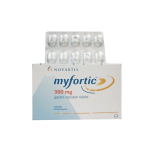 Thuốc dự phòng thải ghép  Myfortic 360mg ( 12 vỉ x 10 viên ) 