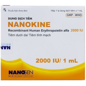 Dung dịch tiêm truyền  Nanokine 2000 IU/1ml