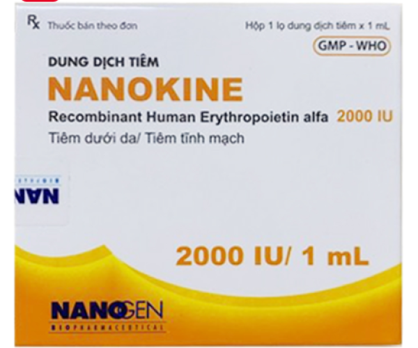 Dung dịch tiêm truyền  Nanokine 2000 IU/1ml