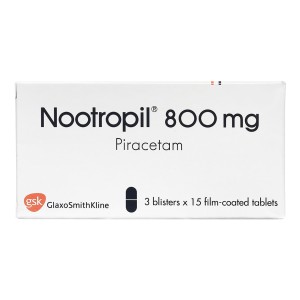 Thuốc  Nootropil 800mg ( 3 vỉ x 15 viên ) 