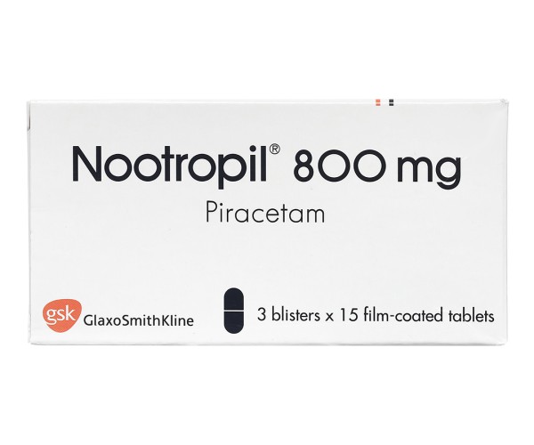Thuốc  Nootropil 800mg ( 3 vỉ x 15 viên ) 