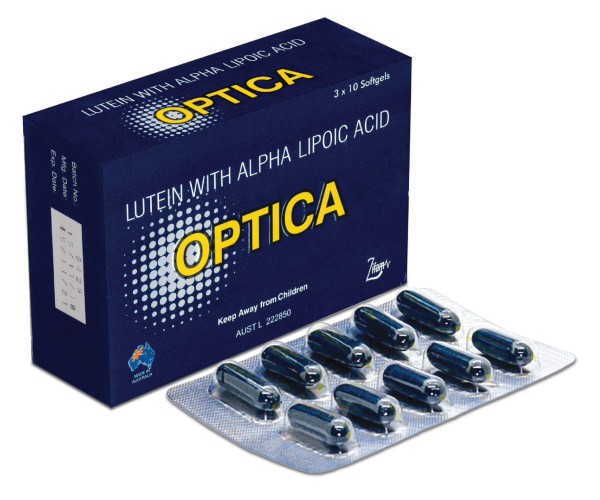 Viên uống hỗ trợ thị giác  Optica (3 vỉ x 10 viên) 