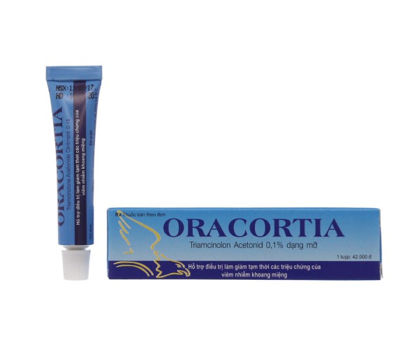 Thuôc mỡ  Oracortia 0.1% 