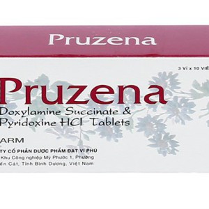 Thuốc giảm nôn nghén cho phụ nữ mang thai  Pruzena (3 vỉ x 10 viên/hộp) 