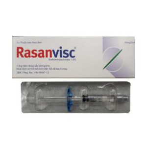 Thuốc điều trị thoái hóa khớp  Rasanvisc Plus  20mg/2ml