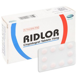 Thuốc chống đông máu  Ridlor 75mg ( 3 vĩ 10 viên ) 