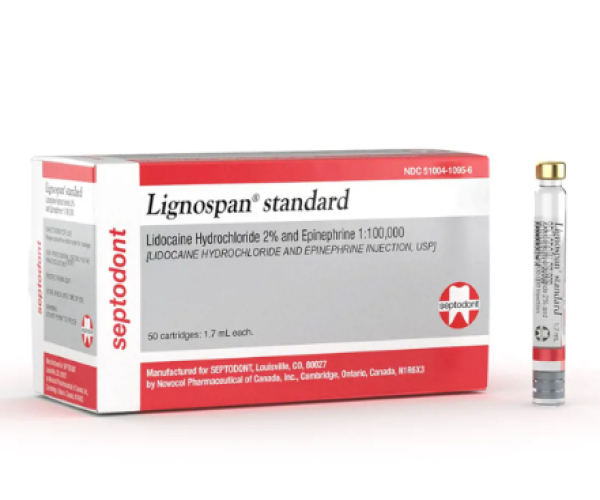 Tê Pháp đỏ  Septodont Lignospan Standard 2%