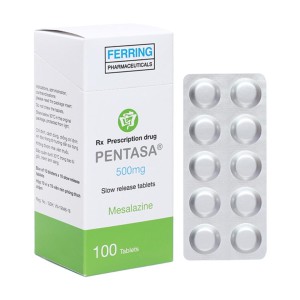 Thuốc điều trị viêm loét tá tràng và bệnh Crohn  Pentasa 500mg  (10 vỉ x 10 viên)