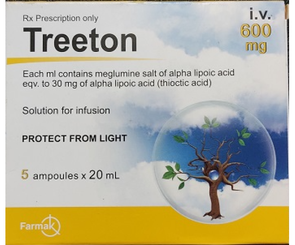 Chất chống oxy hóa toàn diện  Treeton 600mg/20ml 