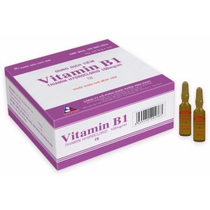 Dung dịch tiêm truyền  Vitamin B1 100mg/ml Vĩnh Phúc ( Hộp 100 ống) 