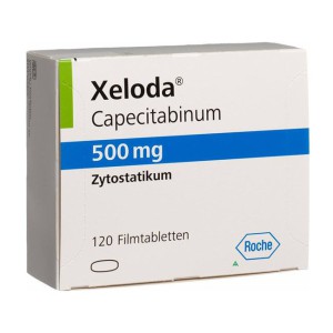 Thuốc điều trị ung thư  Xeloda 500mg ( 12 vỉ x 10 viên ) 
