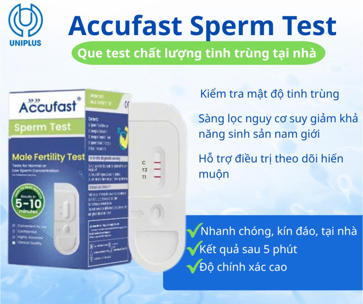 SỨC KHỎE SINH SẢN NAM – KIỂM TRA SỚM, AN TÂM HƠN