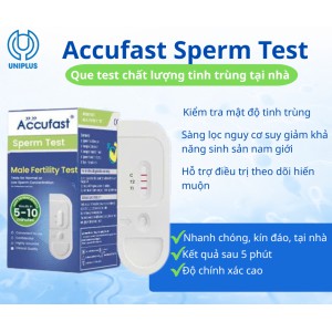Que test tinh trùng Accufast Sperm Test 