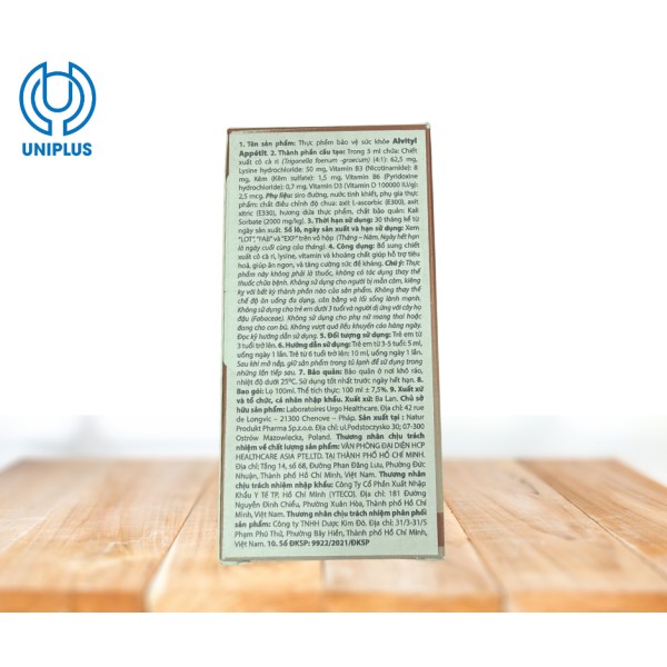 Siro Alvityl Appetit 100ml