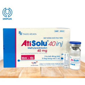 Dung dịch tiêm truyền Atisolu 40 inj