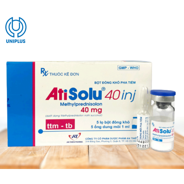 Dung dịch tiêm truyền Atisolu 40 inj