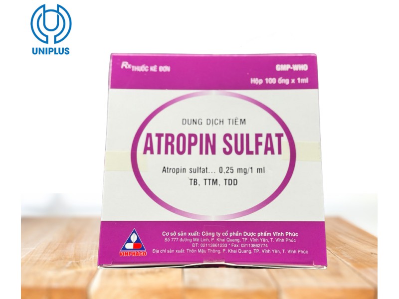 Dung dịch tiêm truyền Atropin Sulfat 