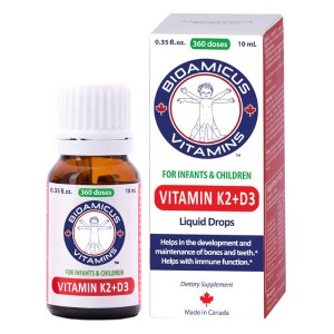 Thực phẩm bổ sung Vitamin K2 + D3 BioAmicus 