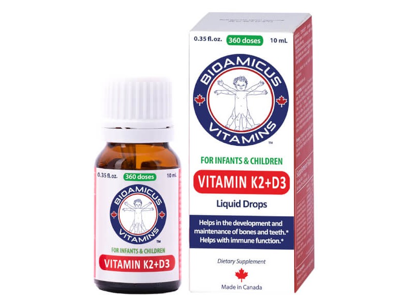 Thực phẩm bổ sung Vitamin K2 + D3 BioAmicus 