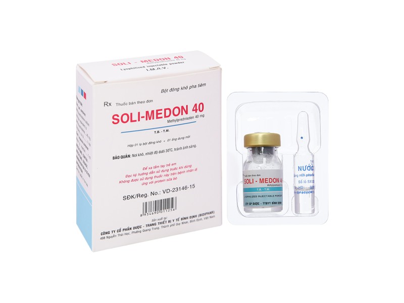 Dung dịch tiêm truyền Soli-Medon 40