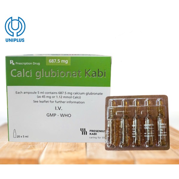 Dung dịch tiêm truyền Calci Glubionat Kabi 