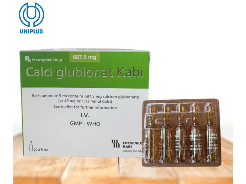 Dung dịch tiêm truyền Calci Glubionat Kabi 