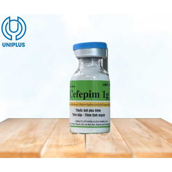 Dung dịch tiêm truyền  Cefepim 1g 