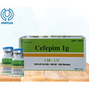 Dung dịch tiêm truyền Cefepim 1g