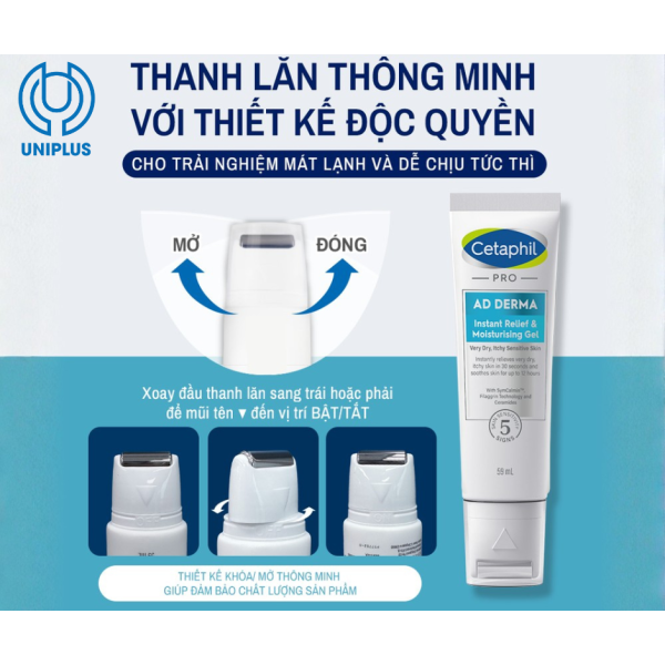 Cetaphil Pro AD Derma Instant Relief & Moisturising Gel