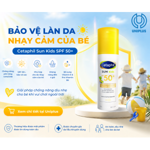 Sữa chống nắng Cetaphil Sun Kids SPF 50+ Liposomal Lotion 150ml