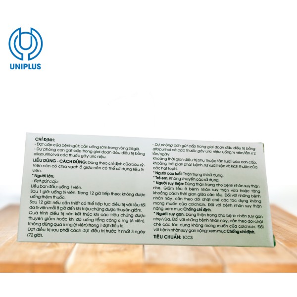Thuốc Colchicin 1mg