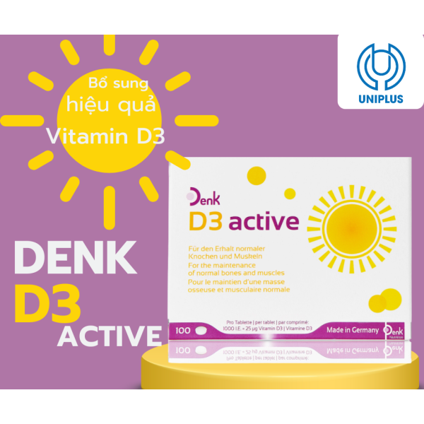 Thực phẩm bảo vệ sức khỏe D3 active Denk 
